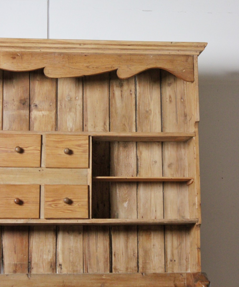 Large pine farmhouse dresser View IV