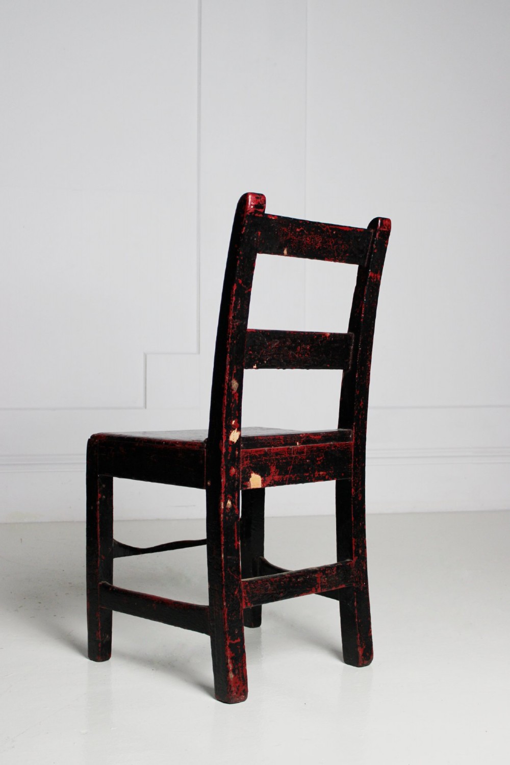 Painted pine primitive Irish chair View VI