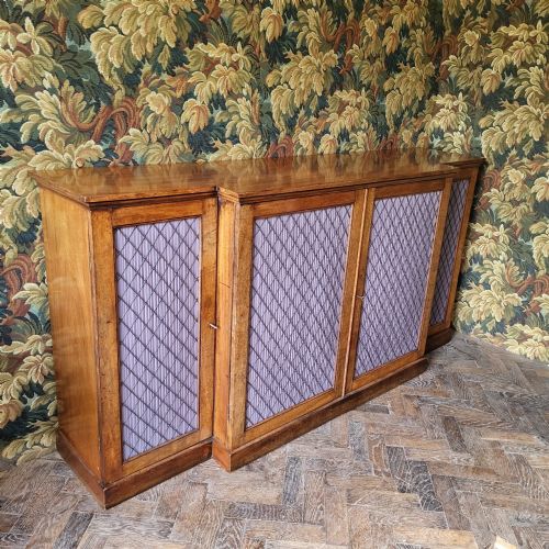 BREAKFRONTED SIDE CABINET