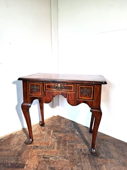 Early 18th c walnut lowboy