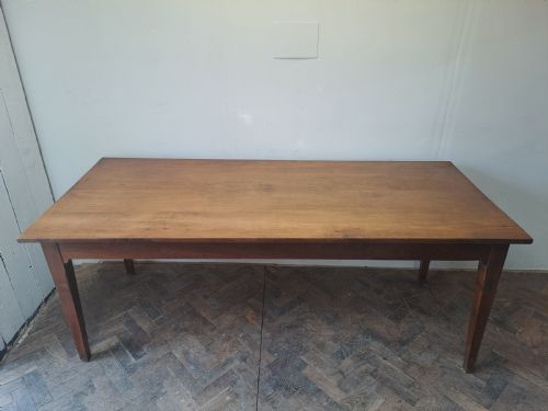 Mid 19th Century French Cherrywood Farm Table