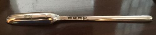 GEO III SILVER MARROW SCOOP BY T & W CHAWNER