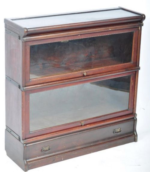 Globe Wernicke Mahogany Stacking Bookcase