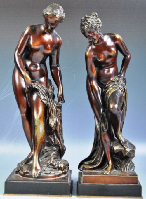 A Pair of Bronze Figures