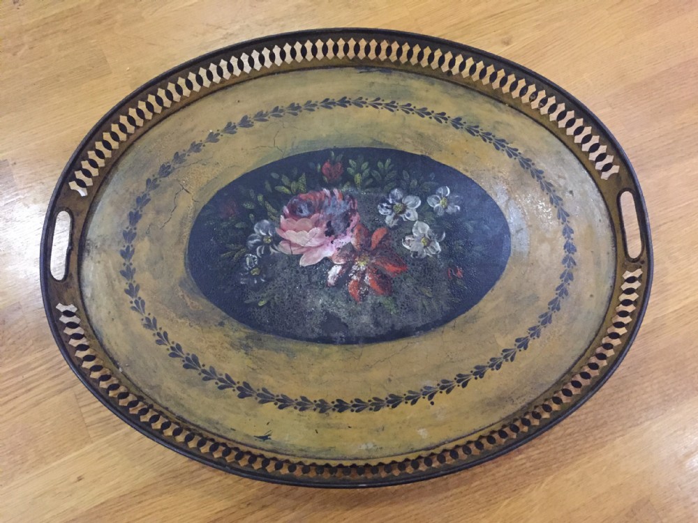 Early C19th toleware tray