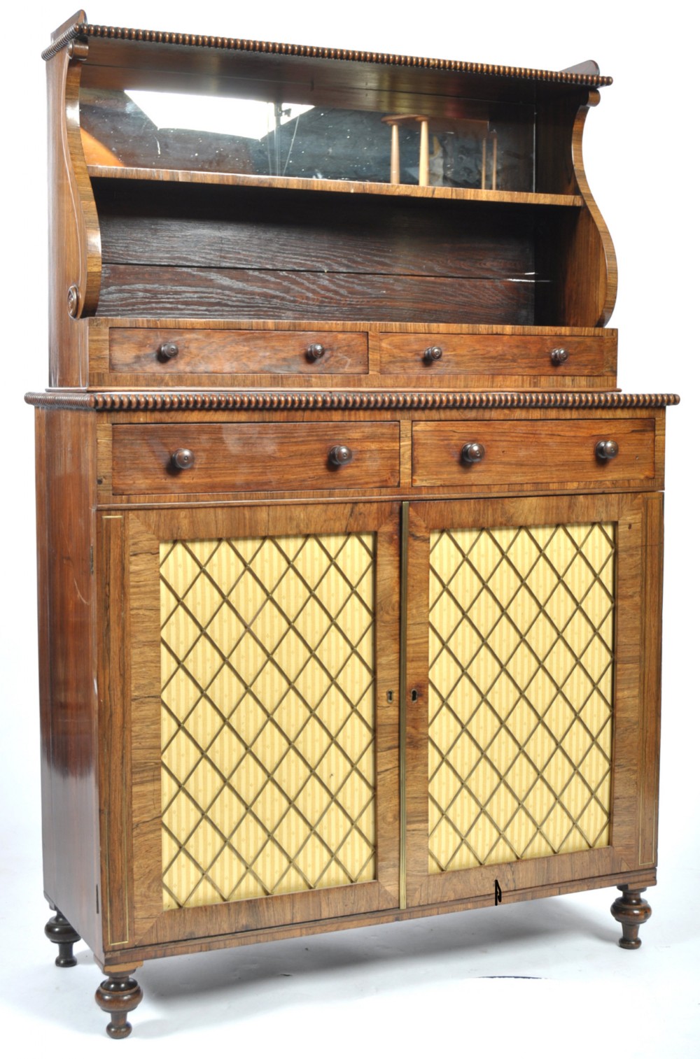 C19th regency rosewood chiffonier 