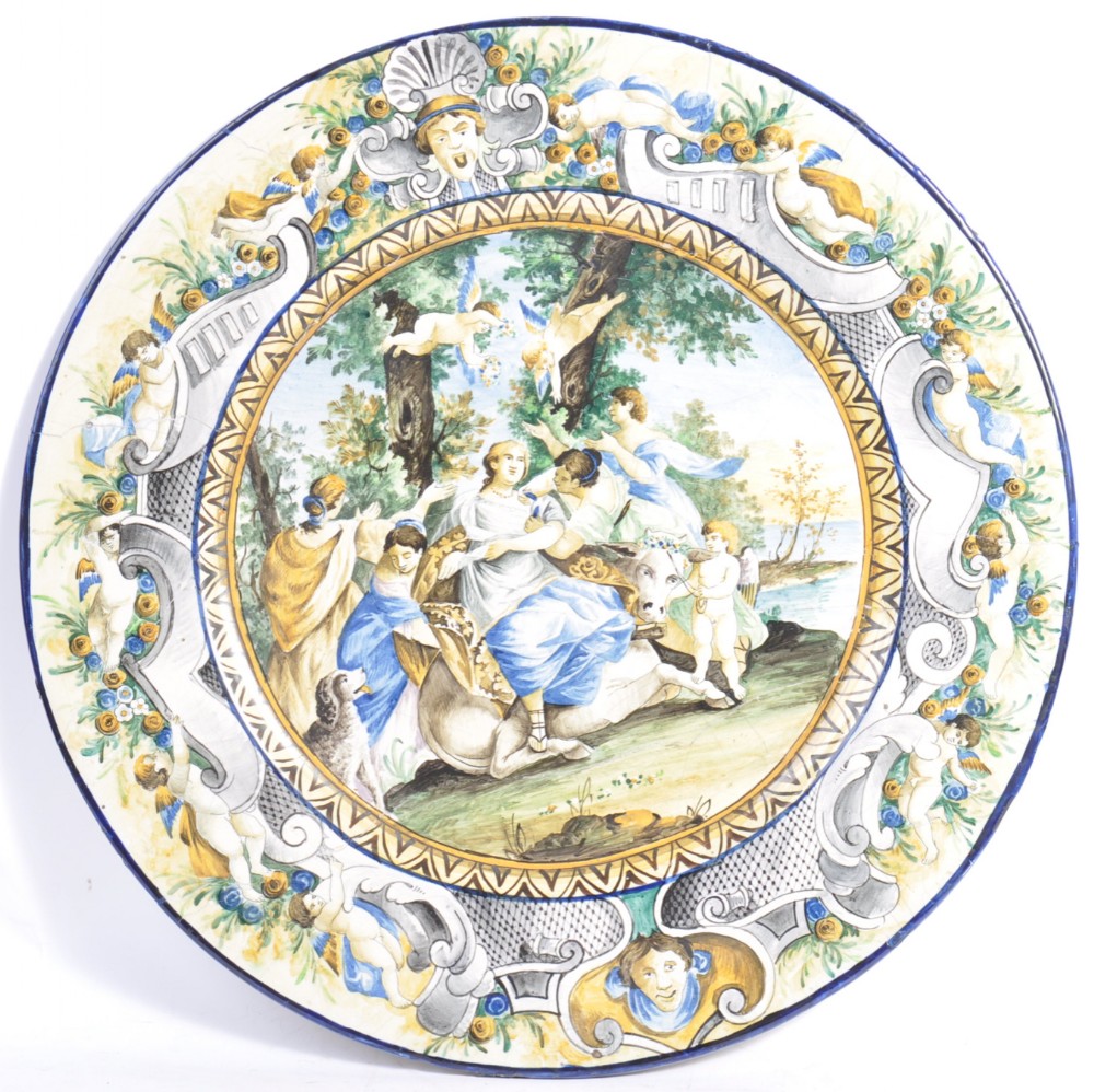 Large Italian Maiolica 