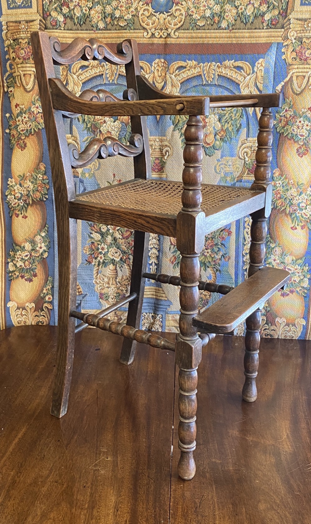 C19th childs high chair 