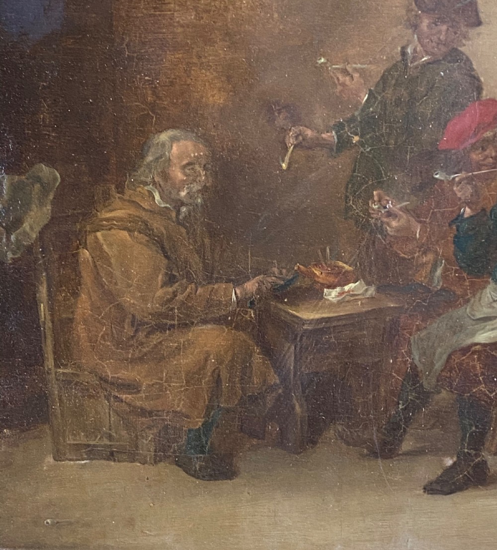 C17th Dutch school painting on board  View III
