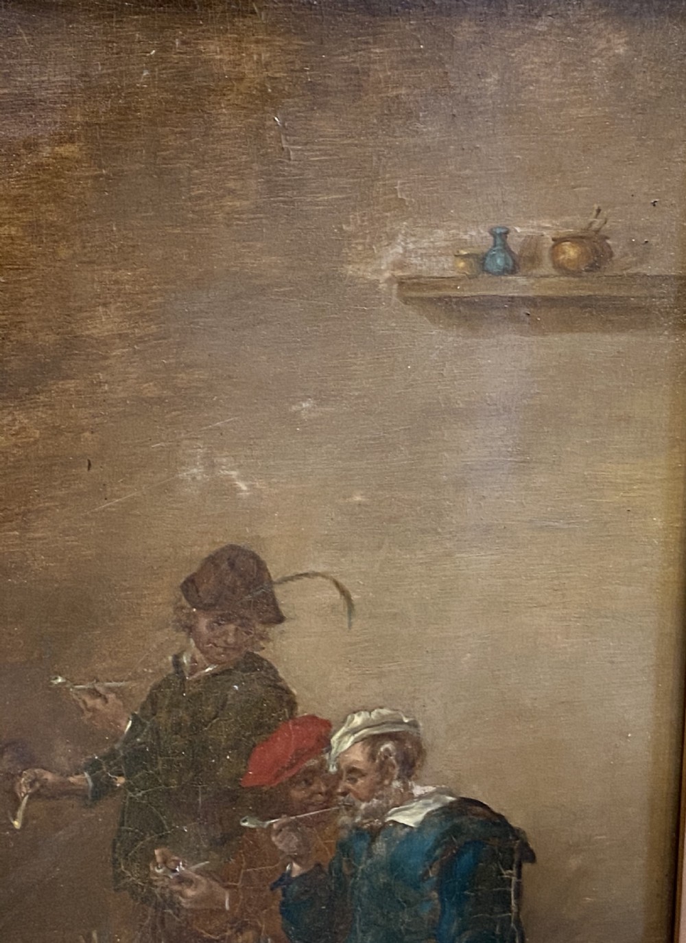 C17th Dutch school painting on board  View VI