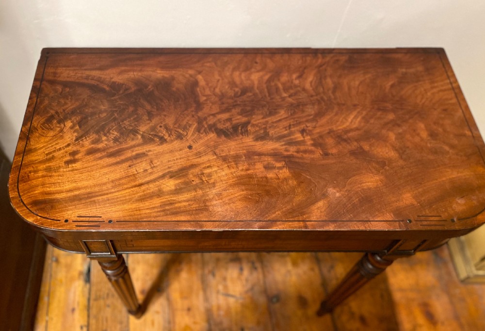 Regency card table in the manner of gillows  View III
