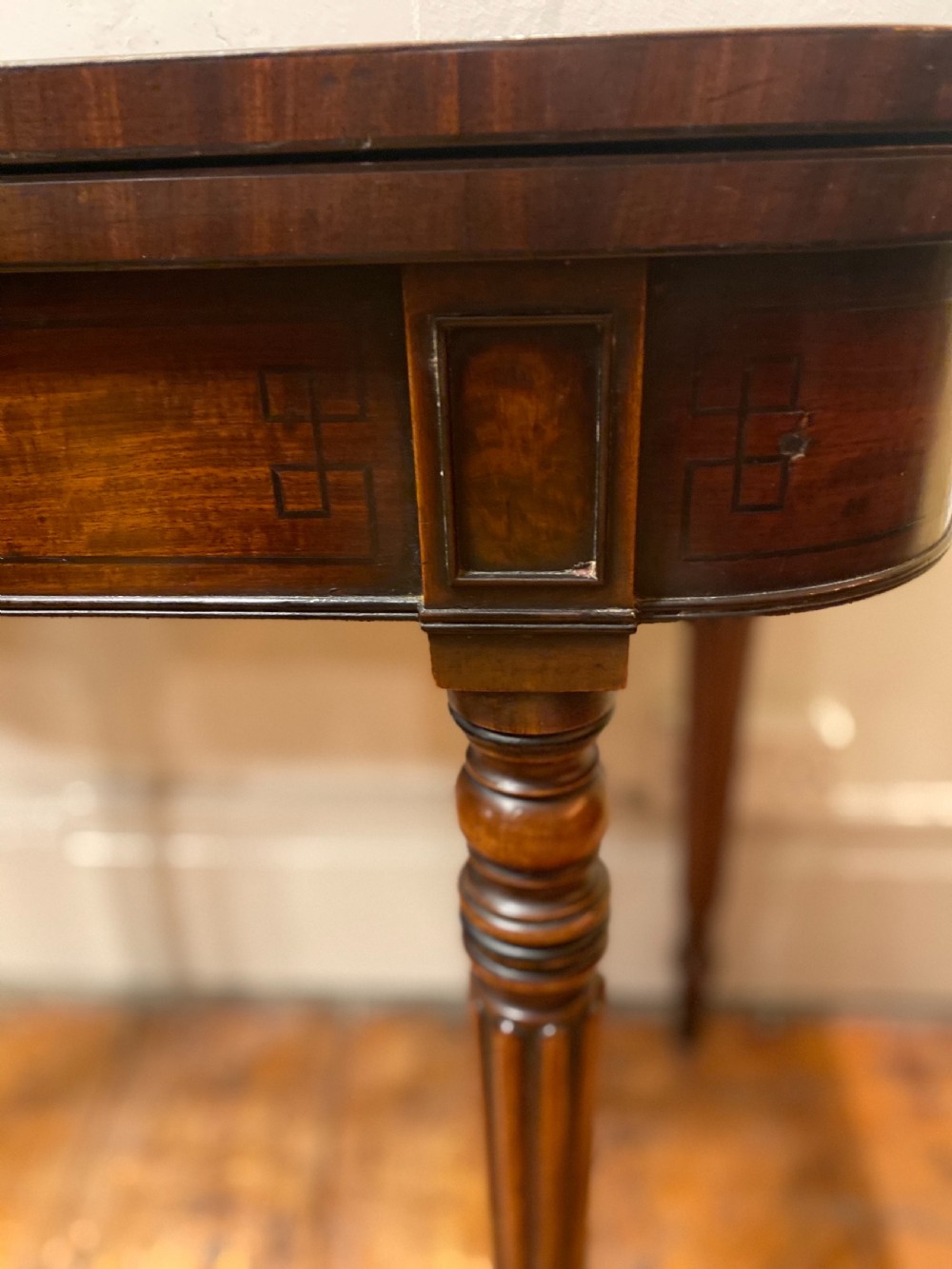 Regency card table in the manner of gillows  View IV