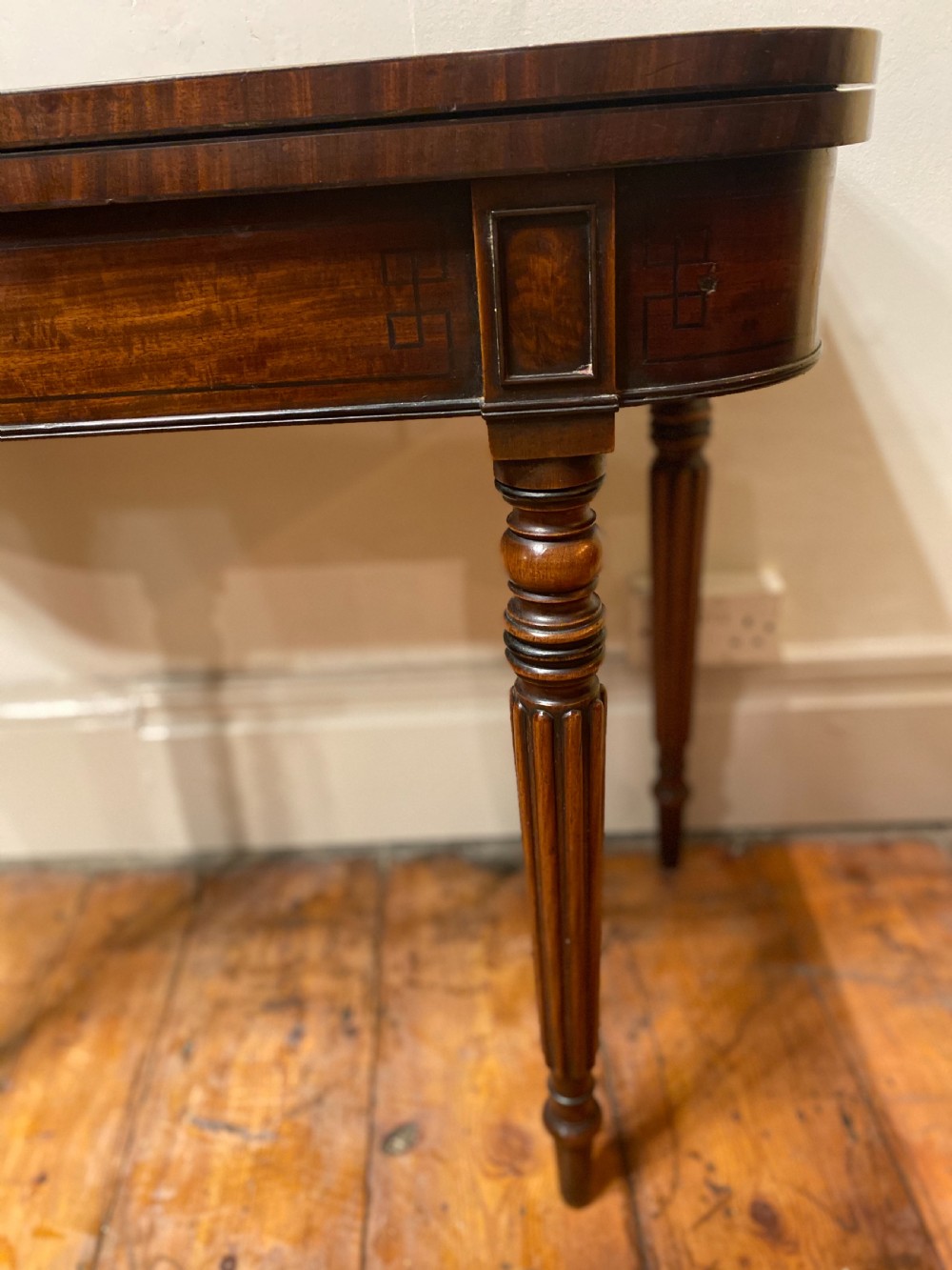 Regency card table in the manner of gillows  View V