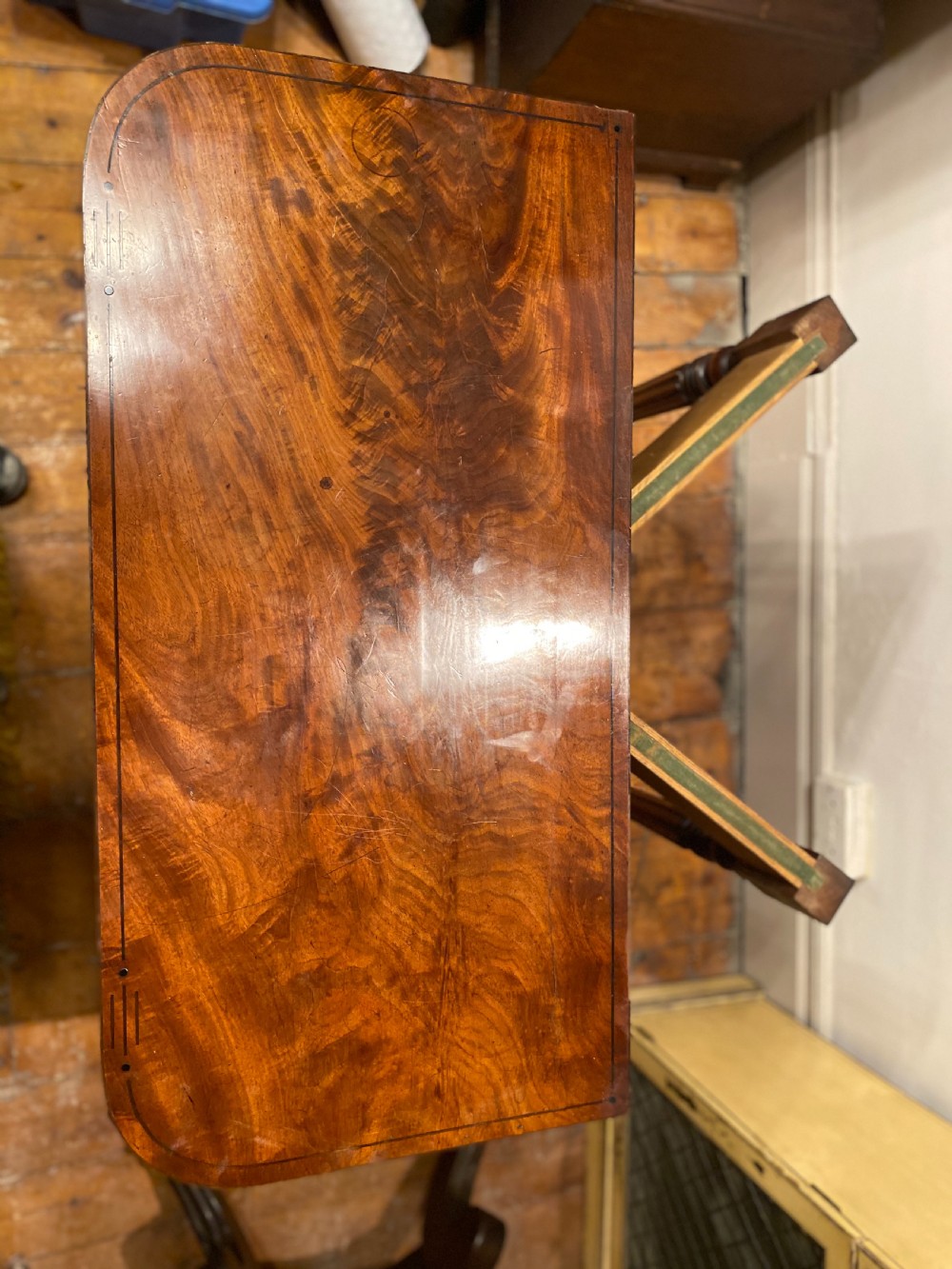 Regency card table in the manner of gillows  View VII