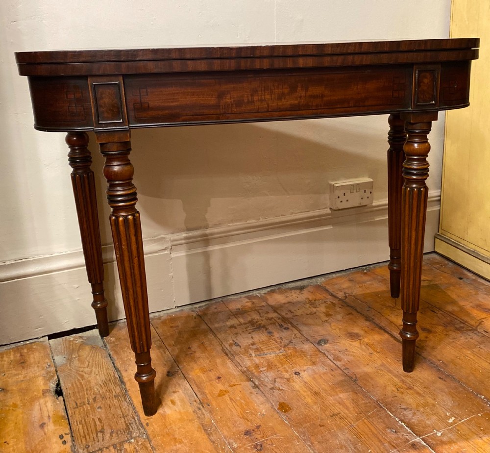 Regency card table in the manner of gillows  View IX