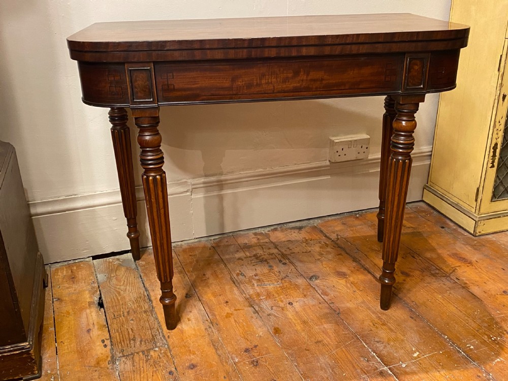 Regency card table in the manner of gillows  View X
