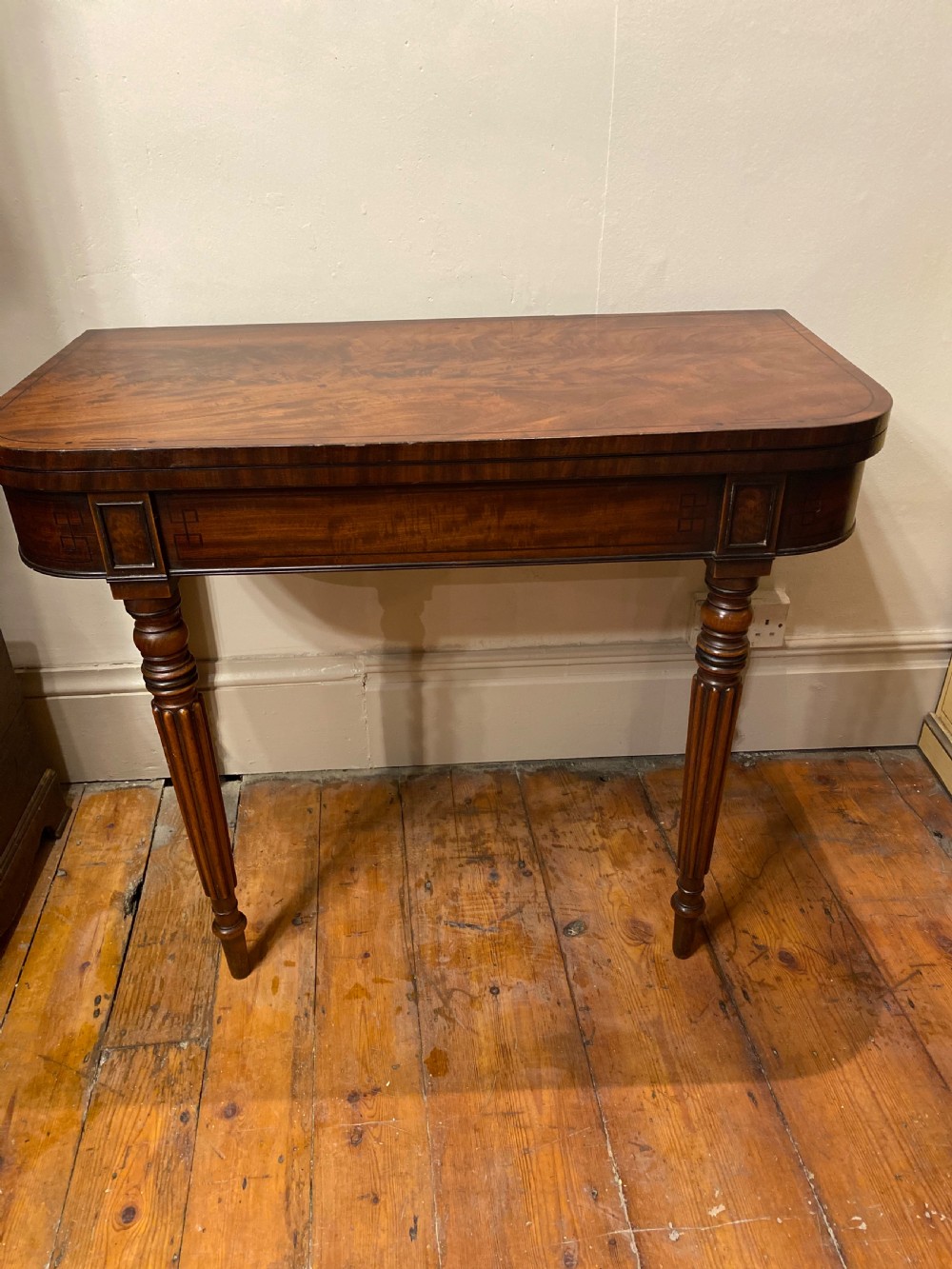 Regency card table in the manner of gillows  View XI