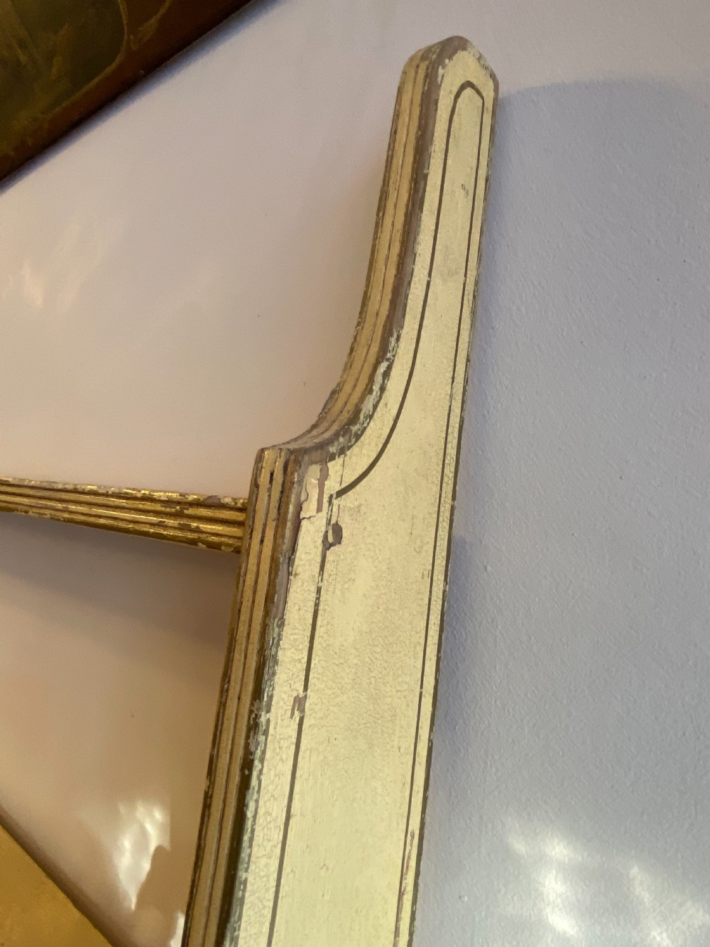 Regency painted pine display dresser chinoiserie detailing  View IV