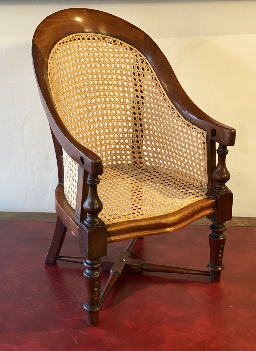 C19th bergere  childs chair 