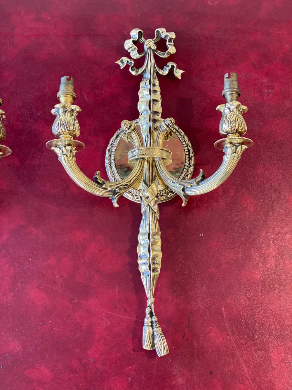 edwardian pair of wall lights  View III