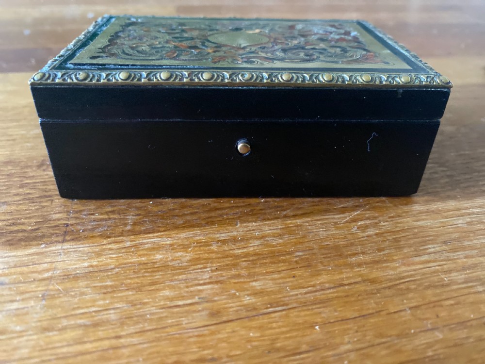 Small boullework and ebony trinket box View IV