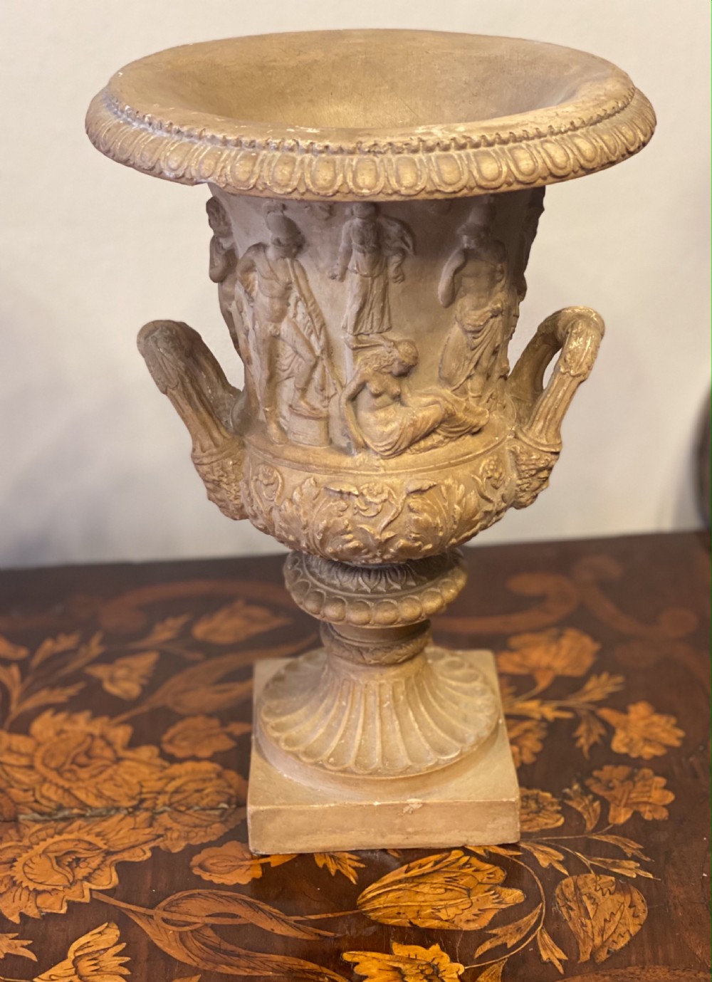Pair of terracotta classical urns  View IV