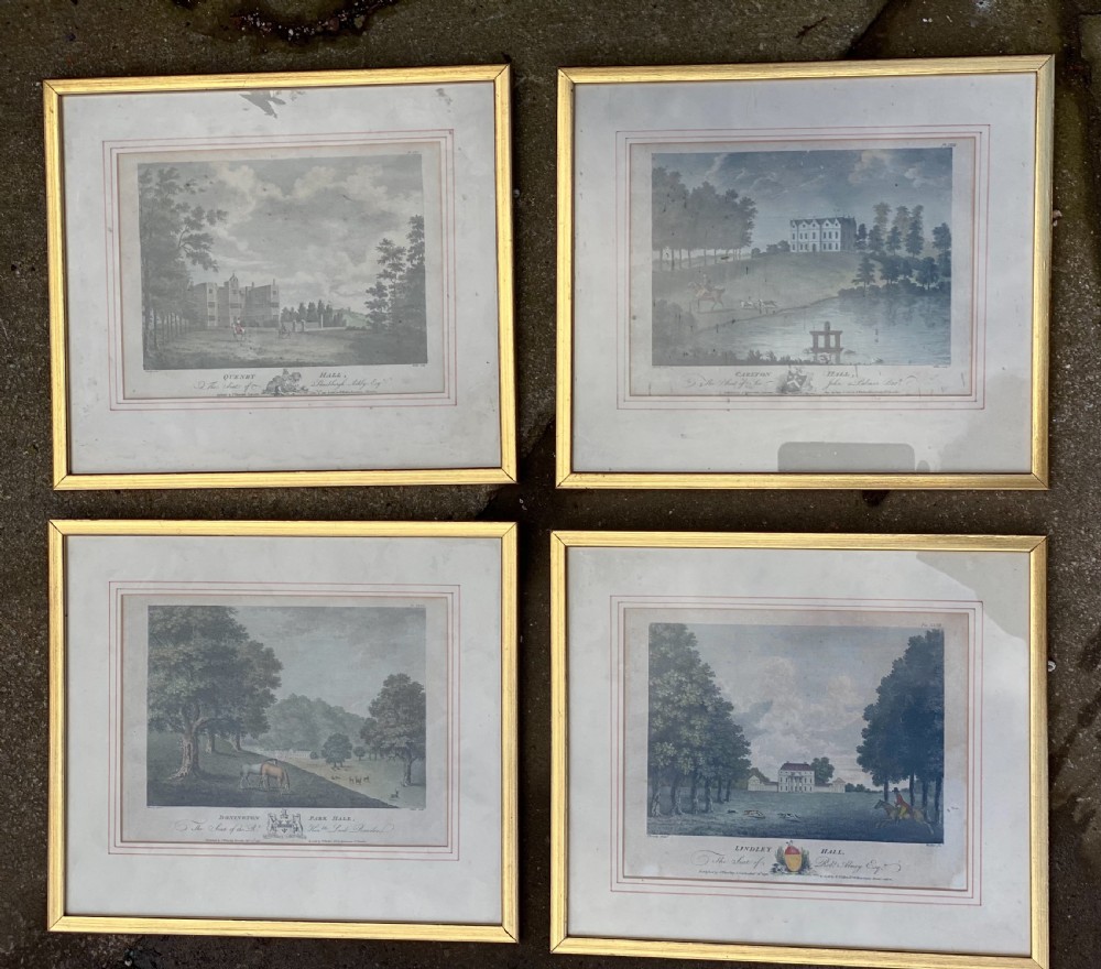  Set of four C18th engravings published by J Throsby between 1790-1792 View II