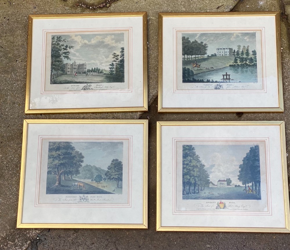  Set of four C18th engravings published by J Throsby between 1790-1792 View III