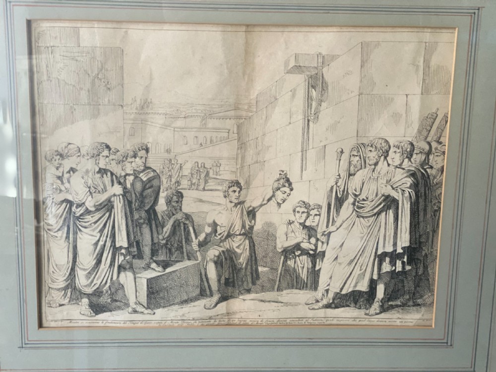 Set of 8 engravings by BARTHOLOMEW PINELLI (1781-1835)  View VIII