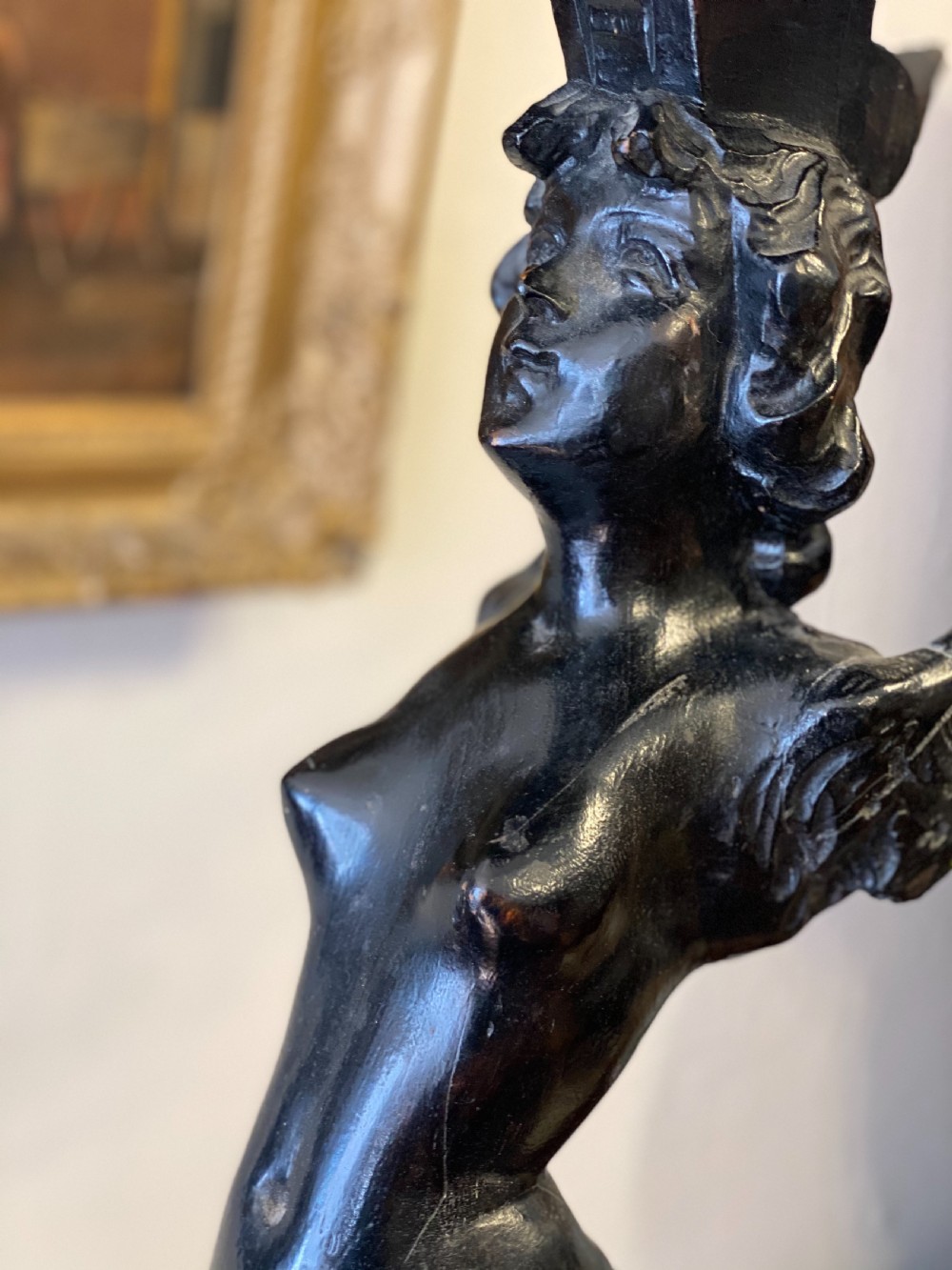 Italian carved torchere stand  View IV