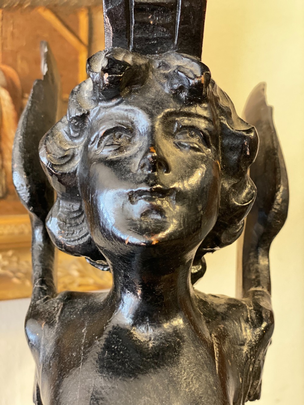 Italian carved torchere stand  View VII