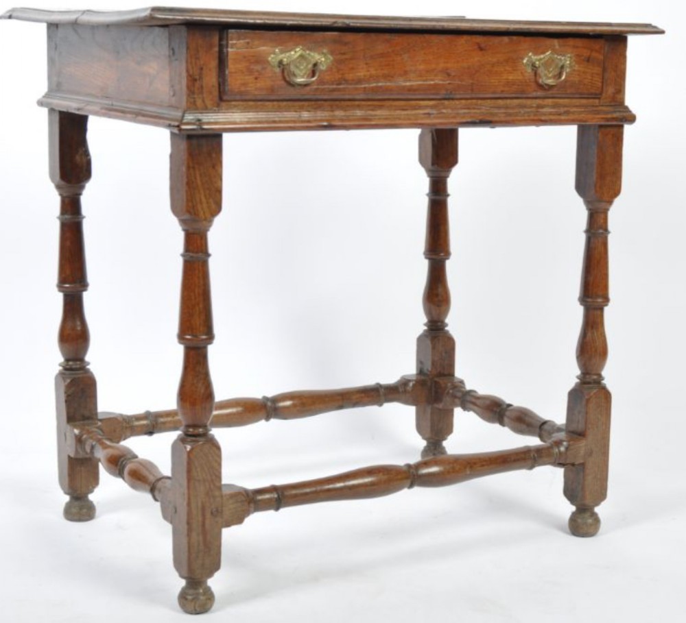 C17th oak table 