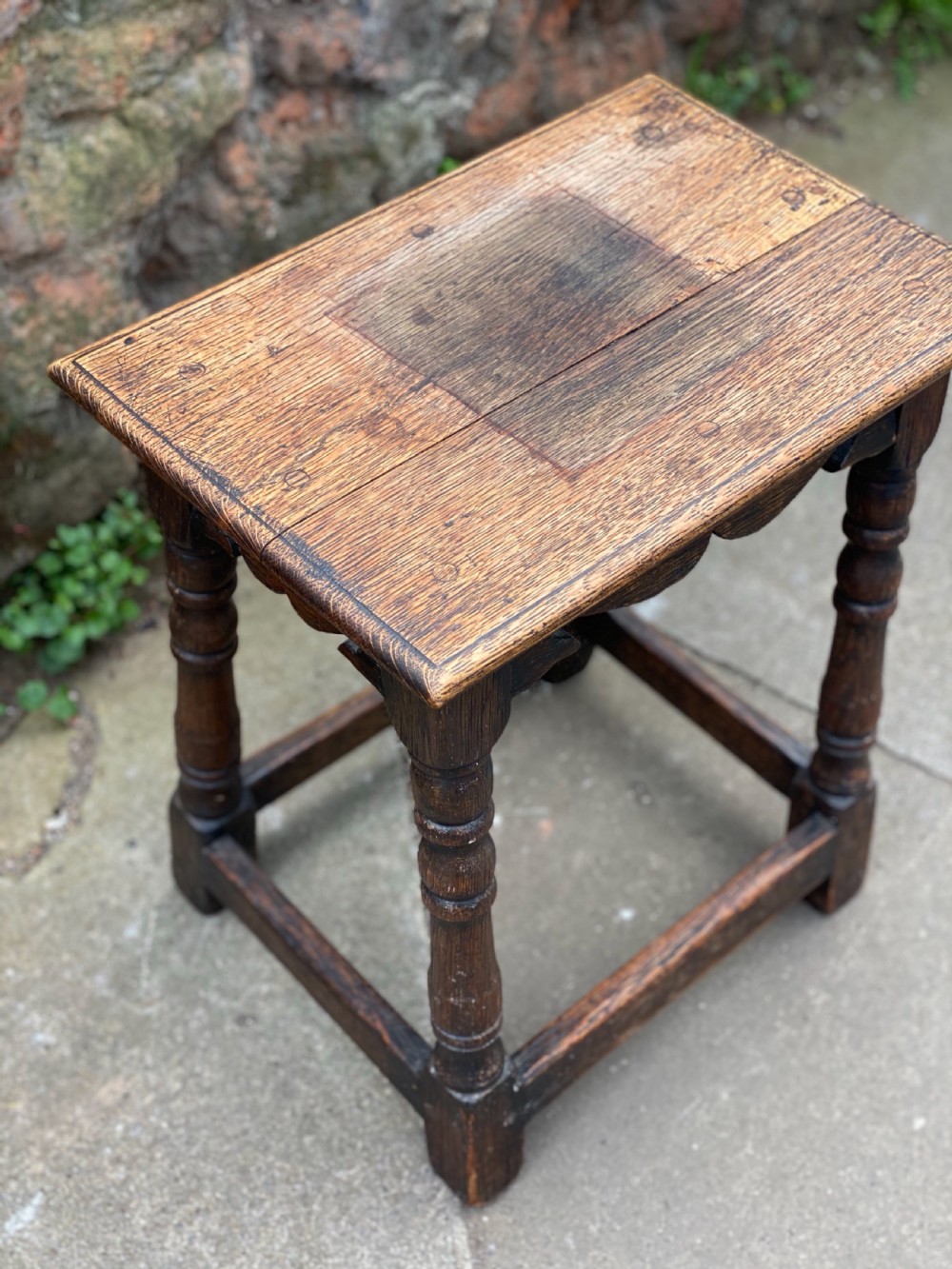 Oak Joint stool View III