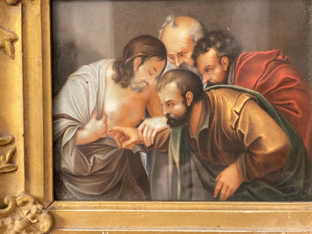 Oil painting on board after Caravaggio View III