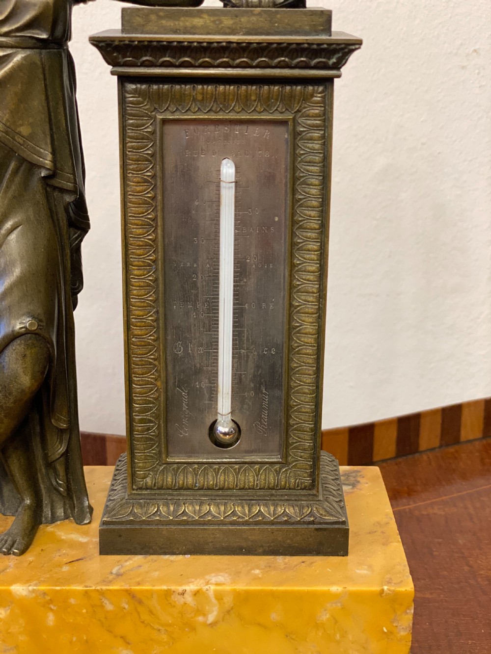 French bronze thermometer  View II