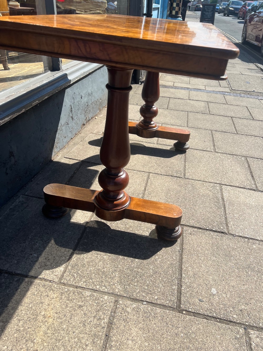 Figured Walnut table writing  View V
