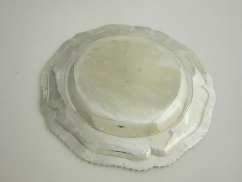 ANTIQUE GEORGE III STERLING SILVER DINNER PLATES - ADDITIONAL PHOTO 2