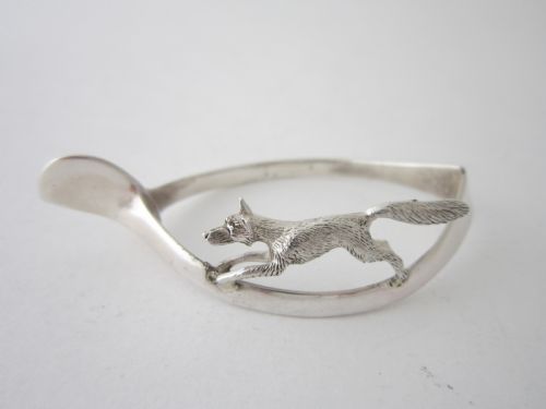 antique george v sterling silver napkin holder - CATEGORY: ANTIQUE SILVER - DATED 1920