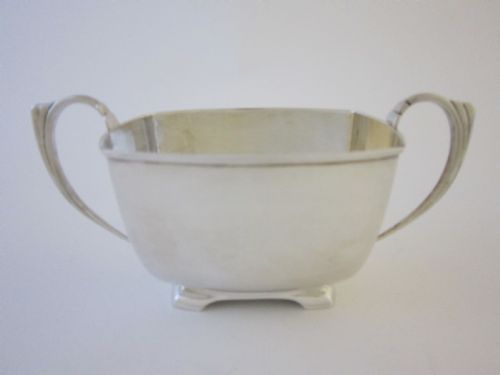 ART DECO GEORGE VI STERLING SILVER TEA SET - ADDITIONAL PHOTO 5