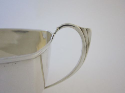ART DECO GEORGE VI STERLING SILVER TEA SET - ADDITIONAL PHOTO 6
