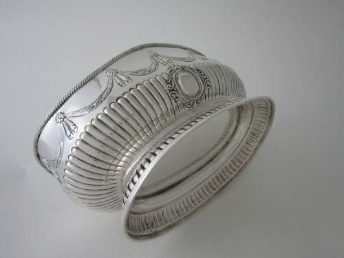 ANTIQUE VICTORIAN STERLING SILVER BOWL - ADDITIONAL PHOTO 5