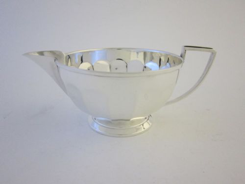 ART DECO GEORGE V STERLING SILVER TEA SET - ADDITIONAL PHOTO 4