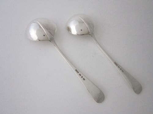 ANTIQUE VICTORIAN STERLING SILVER CANTEEN OF RAT TAIL CUTLERY - ADDITIONAL PHOTO 5