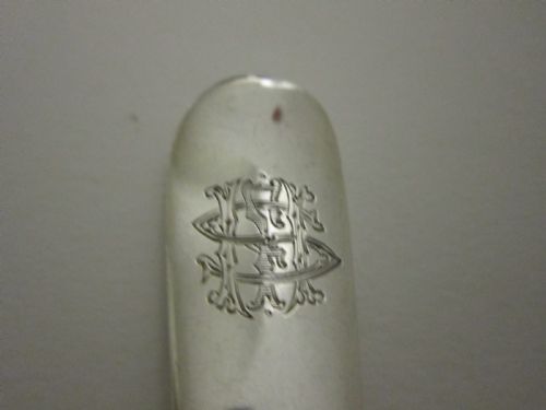 ANTIQUE VICTORIAN STERLING SILVER CANTEEN OF RAT TAIL CUTLERY - ADDITIONAL PHOTO 15