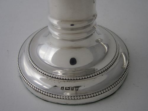 ANTIQUE VICTORIAN STERLING SILVER CAMDLESTICKS - ADDITIONAL PHOTO 3