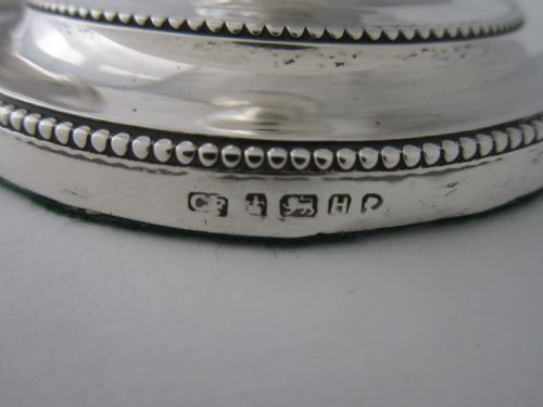 ANTIQUE VICTORIAN STERLING SILVER CAMDLESTICKS - ADDITIONAL PHOTO 5
