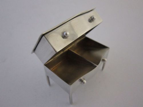ANTIQUE EDWARDIAN STERLING SILVER STAMP BOX - ADDITIONAL PHOTO 1