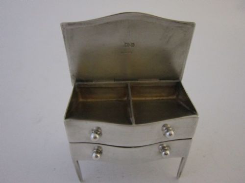 ANTIQUE EDWARDIAN STERLING SILVER STAMP BOX - ADDITIONAL PHOTO 5