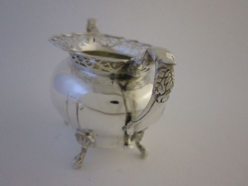 ANTIQUE GEORGE V STERLING SILVER 5 PIECE TEA SET ON TRAY - ADDITIONAL PHOTO 18