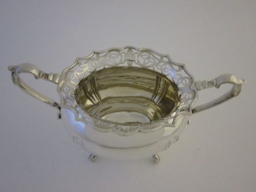ANTIQUE GEORGE V STERLING SILVER 5 PIECE TEA SET ON TRAY - ADDITIONAL PHOTO 19